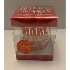 Raise The Bar “More  Is Merrier” Sippy Cup Glass .